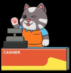 Cashier cat